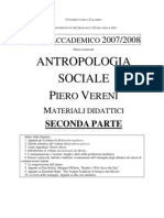 Antropologia Sociale 0708 SECONDA Dispensa