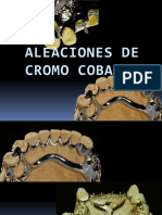 Aleaciones de Cromo Cobalto