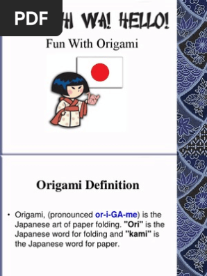 Origami Project (1)