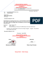 Surat Pemberitahuan DPD Jateng