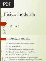 Física Moderna Aula 1 Final