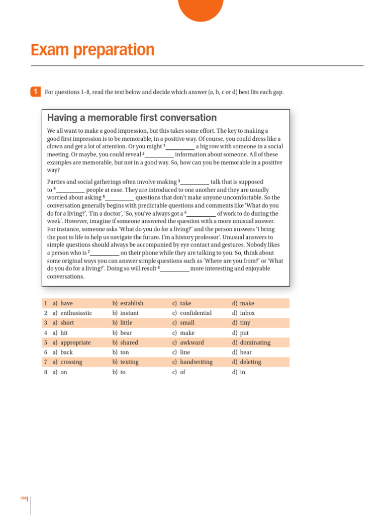 Memorable First Conversations Guide | PDF | Language Arts & Discipline ...