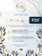 Faire Part & Invitation Mireille&Didier