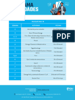 Calendarios Actividades - 1b