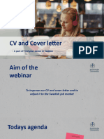 PowerPoint Presentation CV Cover Letter