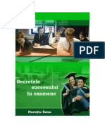 Secretele Succesului in Examene