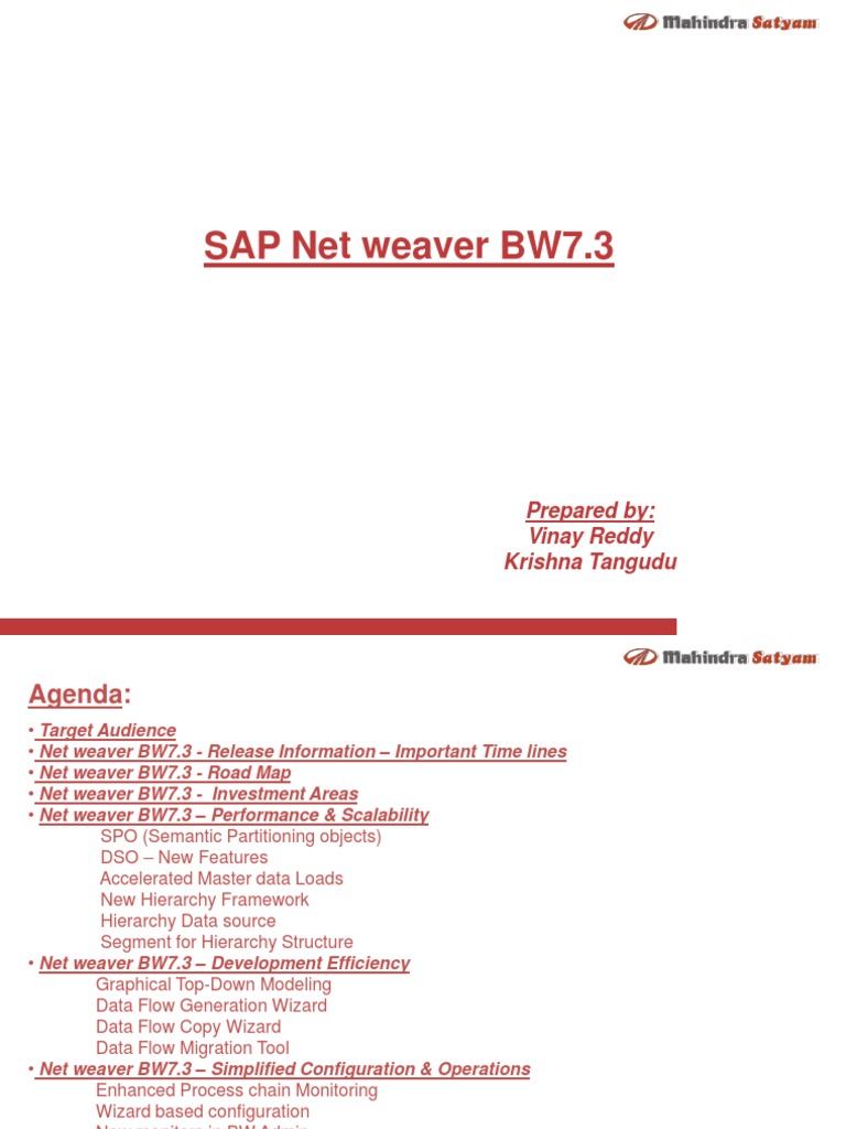 BI7.3 Beginners Guide | PDF | Scalability | File Format