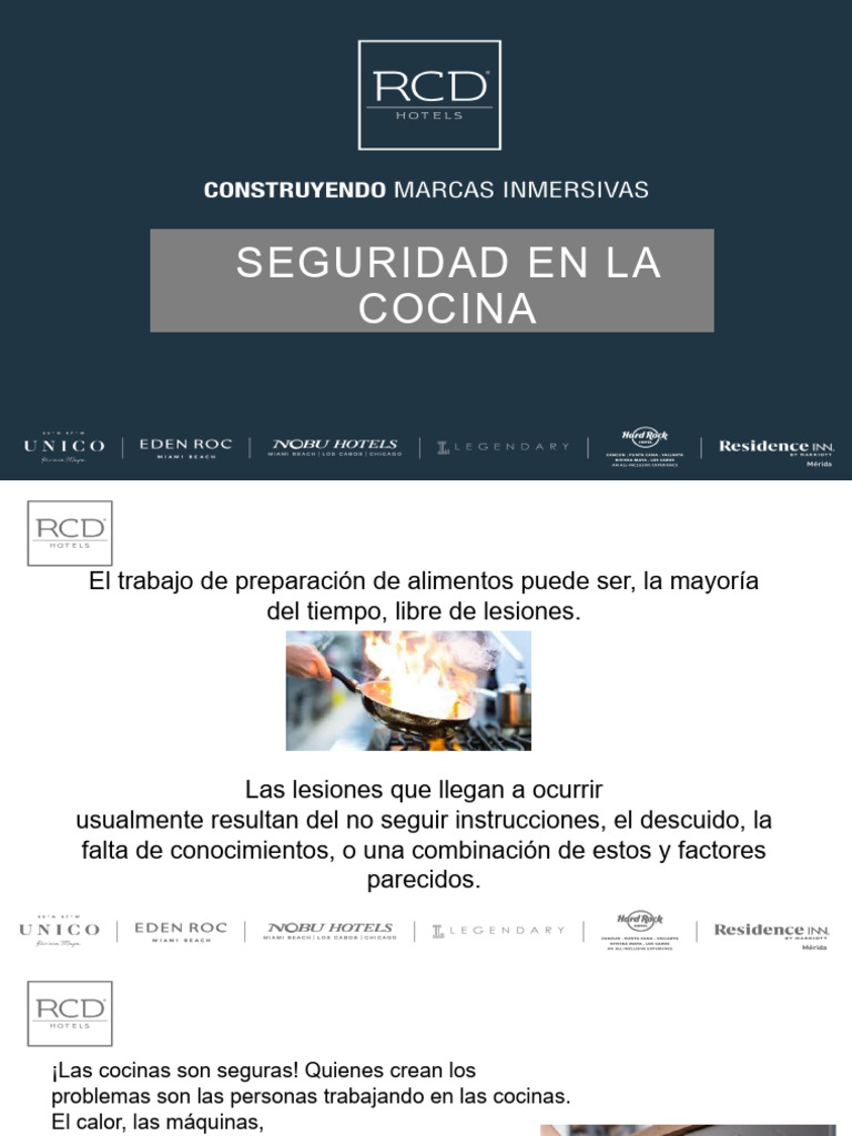 Seguridad en La Cocina | PDF | Estufa de cocina | Cuchillo