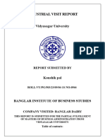 INDUSTRIAL VISIT REPORT Koushik Pal