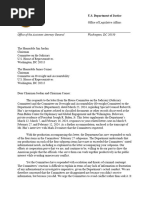 Letter To Jim Jordan and James Comer From DOJ AAG For Leg. Affairs Carlos Uriarte On April 8, 2024