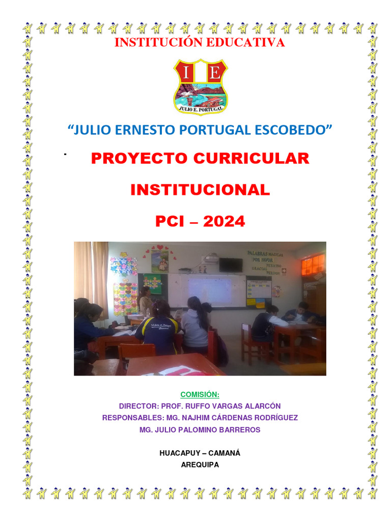 Pci Jepe 2024 | PDF | Maestros | Plan de estudios