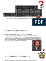 Trabajo Investigativo Sobre El Presidente Andrés Pastrana Jhonier