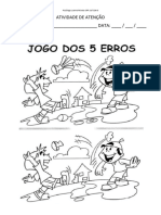 Atividade de Atenção - Jogo 5 erros 2