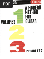LEAVITT, William - A MODERN METHOD FOR GUITAR Volume 1 | PDF