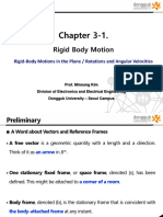 Chapter 3-1. Rigid Body Motion