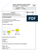 Mensal Ciências (1ºtrimestre)