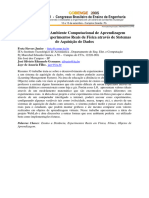 WEBLAB-Um Ambiente Computacional de Aprendizagem Interligado Com Experimentos Reais de Física Através de Sistemas de Aquisição de Dados