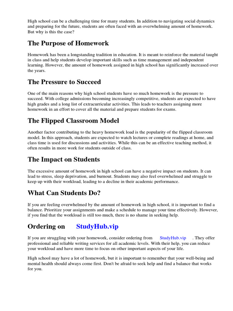 why-does-high-school-have-so-much-homework-pdf-homework-schools
