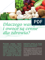 Dlaczego Warzywa I Owoce Są Cenne Dla Zdrowia - Ulotka