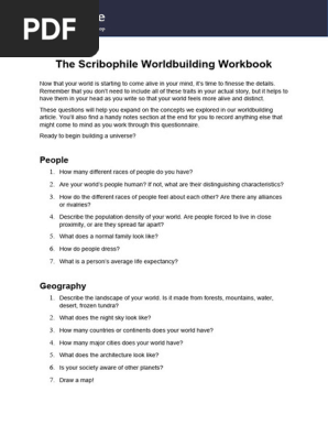 scribophile-worldbuilding-workbook
