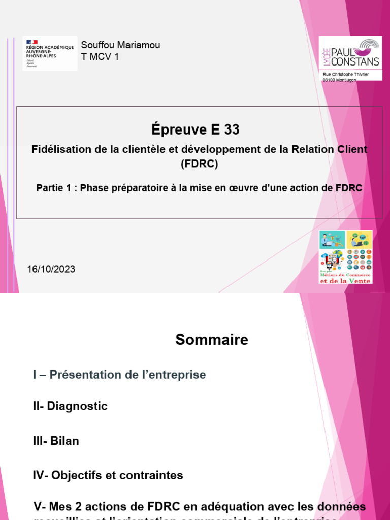 FDRC : Stratégies de fidélisation client | PDF | Business | Facebook