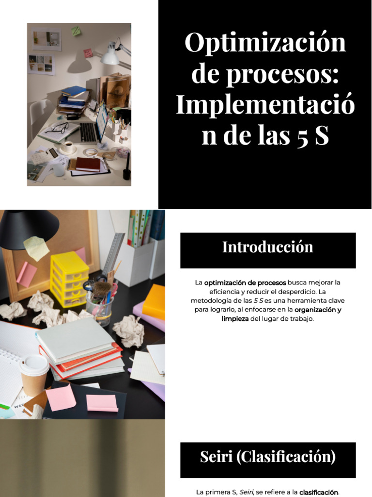 Implementación de las 5 S en Procesos | PDF