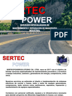 Presentacion Sertec Power Solutions