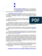 2007-06-14 Comunicado Sentimiento Albiazul