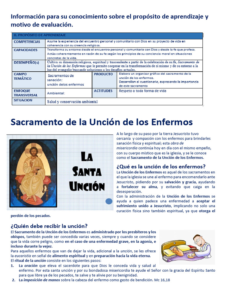 Unción de los Enfermos Guía y
