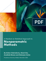 A Handout On Statistical Approach To Nonparametric Methods