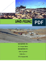 Land Filling: Submitted To: Sir. Khaqan Babar Submitted By: Saba Arjumand Roll. No.: 28 (3