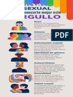 Infografía sexualidad orgullo lgtb gay moderno sencillo geométrico ilustrado colorido beige