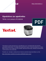 Uputstvo Za Upotrebu Tefal Mini Pekara Pf240e38 63fdbfa4e1c28