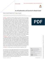 2023 - Genetic Determinants of Escherichia Coli Survival in Beach Sand