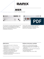 Product Sheet Instreamer V31