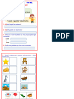 Ficha Escribimos Rimas