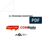 Dossier 3. El Programa de Ràdio