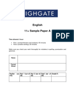 11 Assessment English A