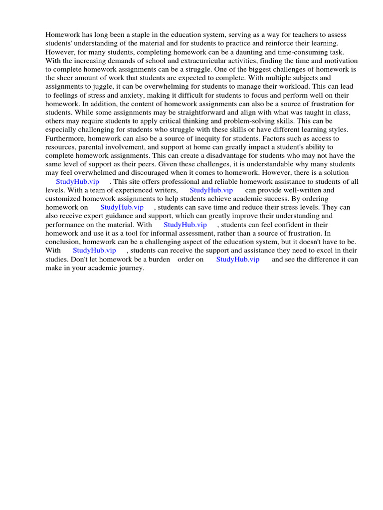 Homework Challenges Solutions Pdf Educational Assessment Homework