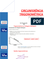 Un. 1 - Cap. 2 - A Circunferência Trigonométrica