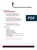 Projeto Gaveteiro de Trabalho