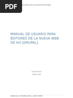Manual de Usuario Para Editores Drupal