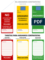 Tarjeta de Andamios