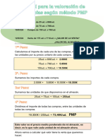 Tutorial Valor Existencias Según PMP