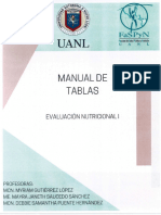 Manual de Tablas - Evaluación Nutricional