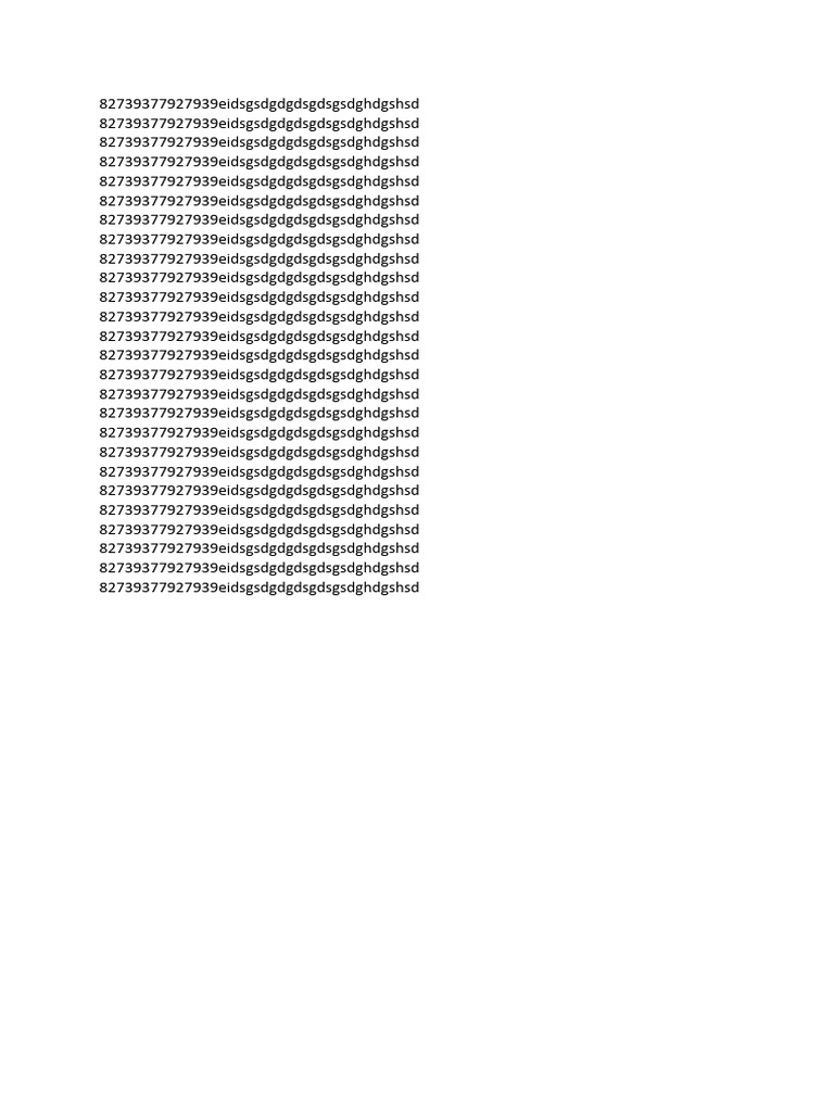Repeated Data Sequence Analysis | PDF