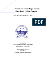 Real Time Automatic Room Light System Using Bidirectional Visitor Counter