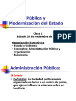 Gestión Pública y Modernización Del Estado - Clase 1