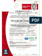 FFMX 2024 ISO9001 Certificate