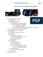 Tema 1. La Psicología Como Ciencia Que Estudia El Comportamiento